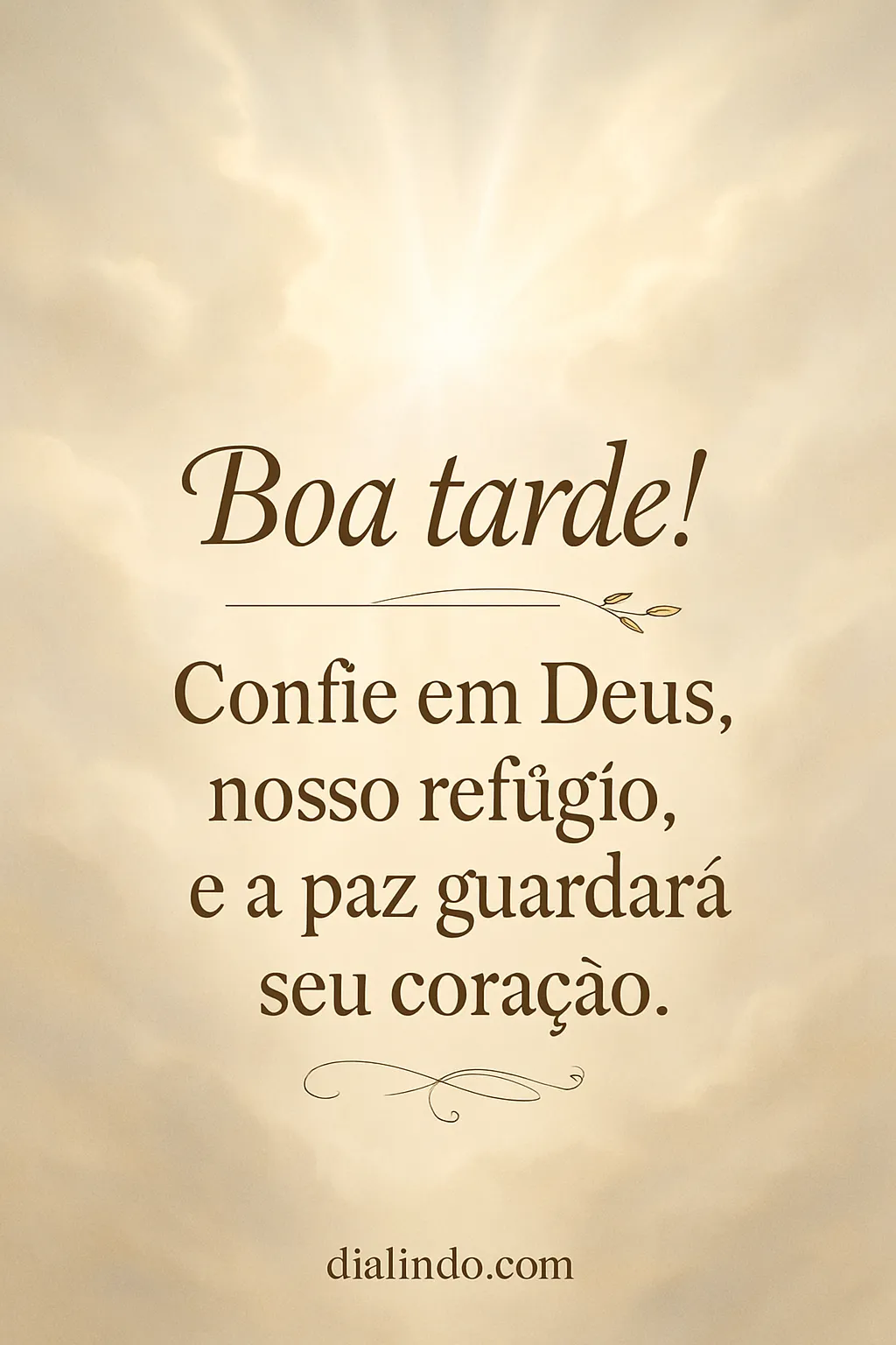 Refúgio Divino, Paz no Coração