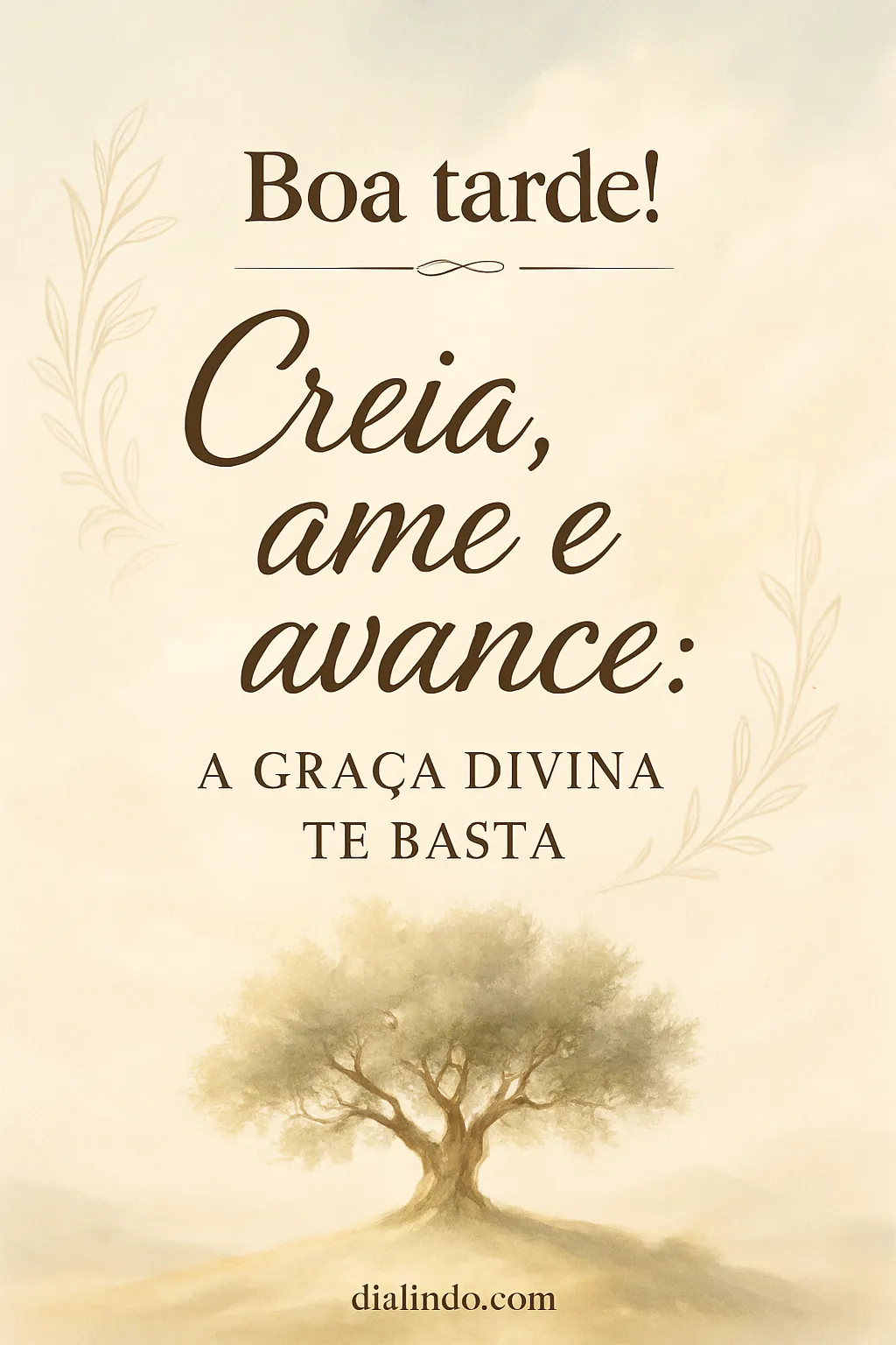 Graça BASTA: Ame e Avance