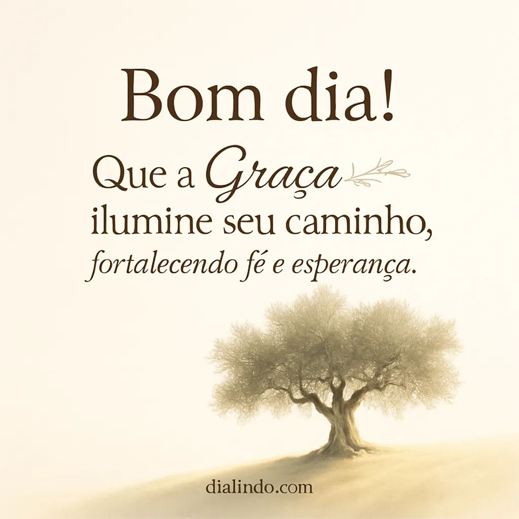 Graça: Luz, Fé e Caminho.