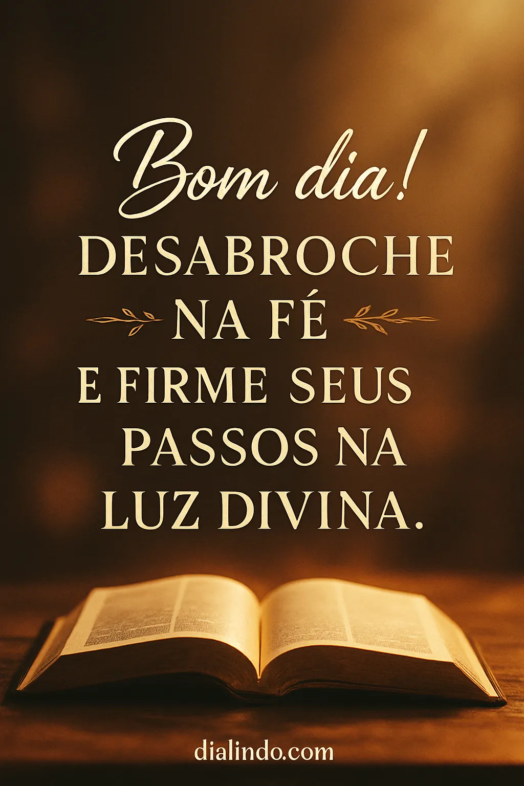 Florescendo na Luz Divina