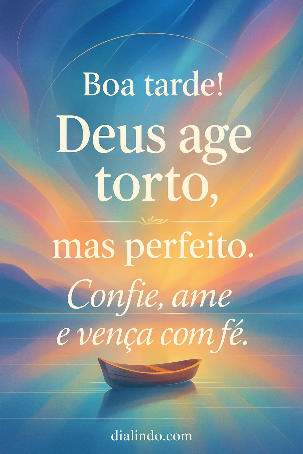 Divindade Torta, Vitória Reta.