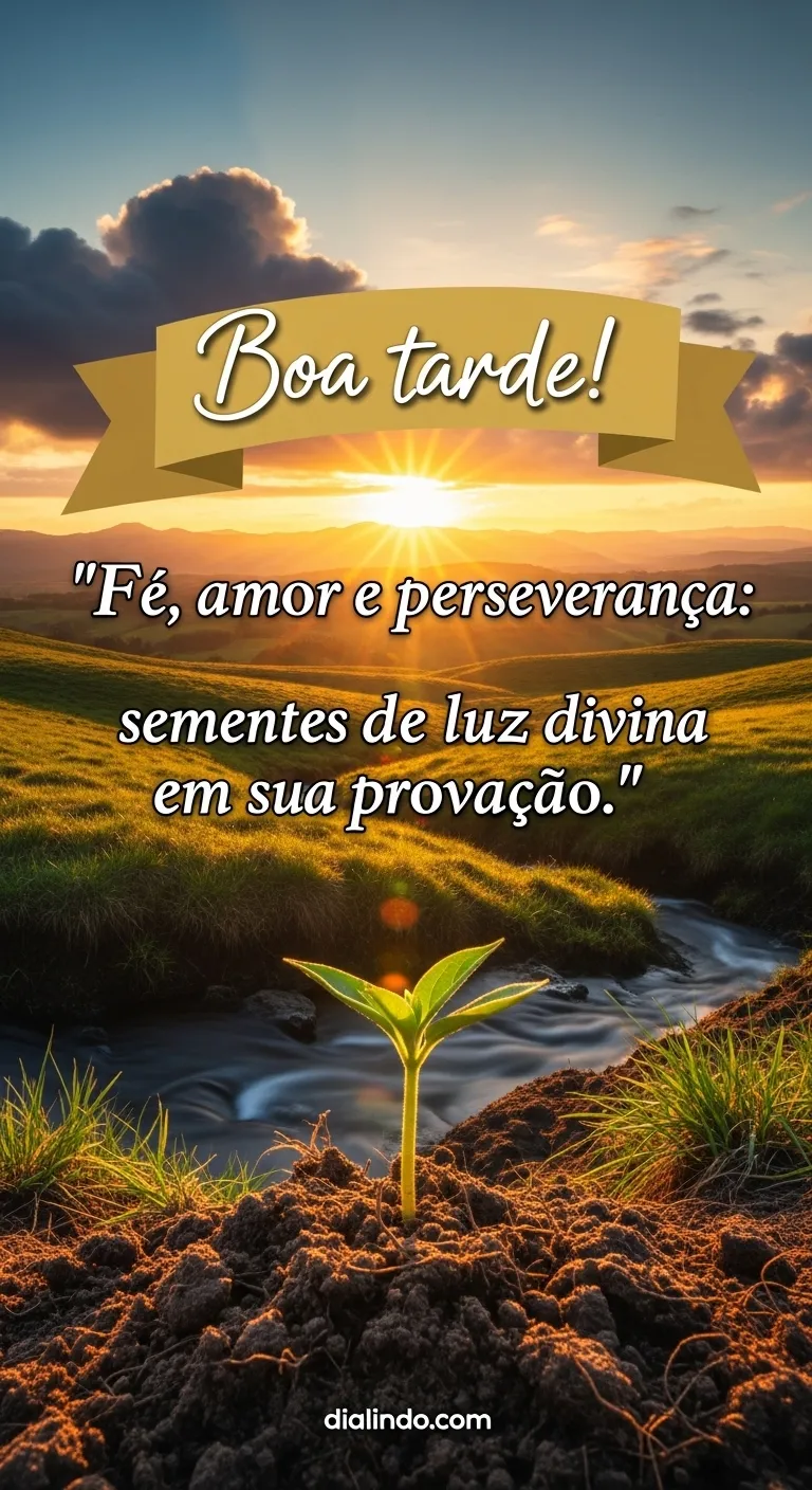 Luz Divina Germina na Provação