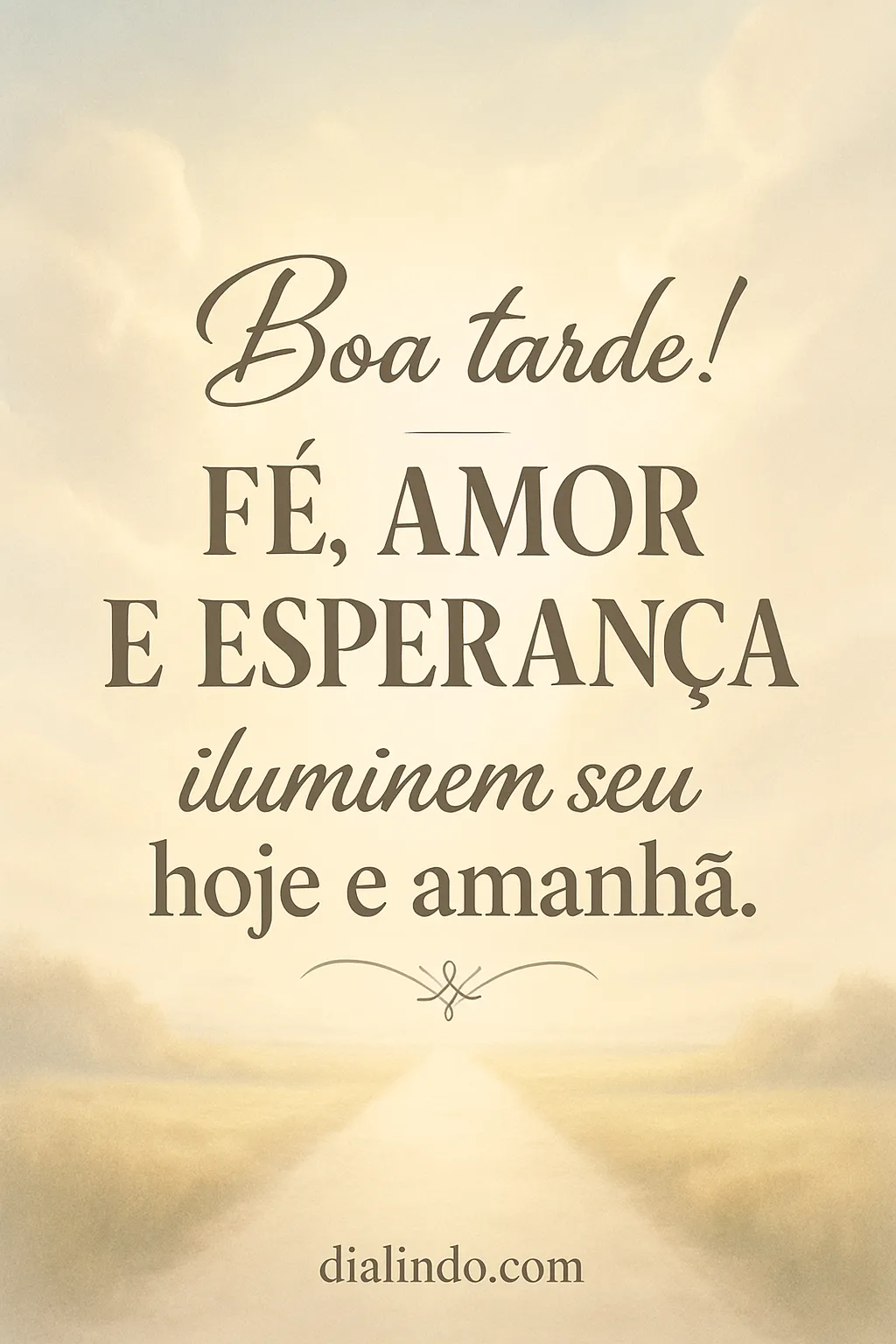 Luzes para o Agora e Depois