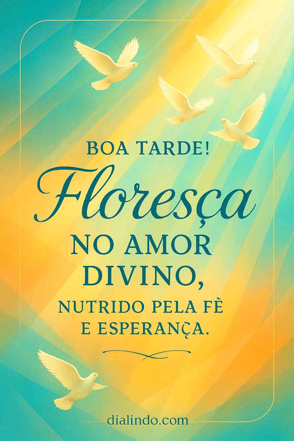 Amor Divino: Florescer Esperançoso