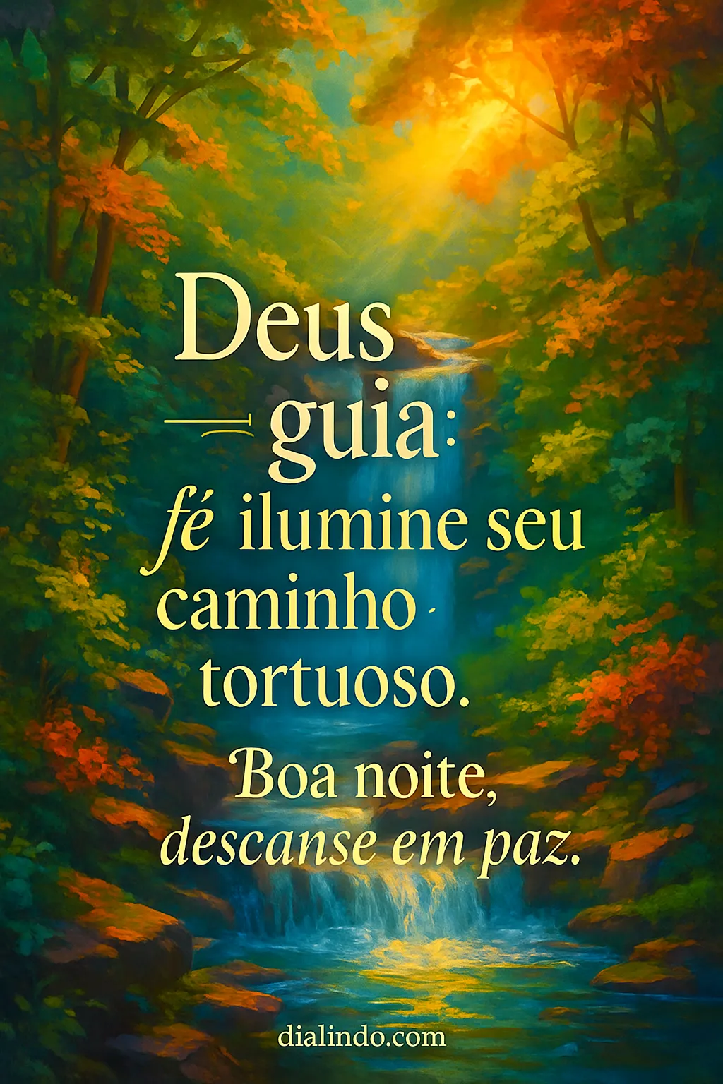 Fé Ilumina o Descanso Tortuoso.