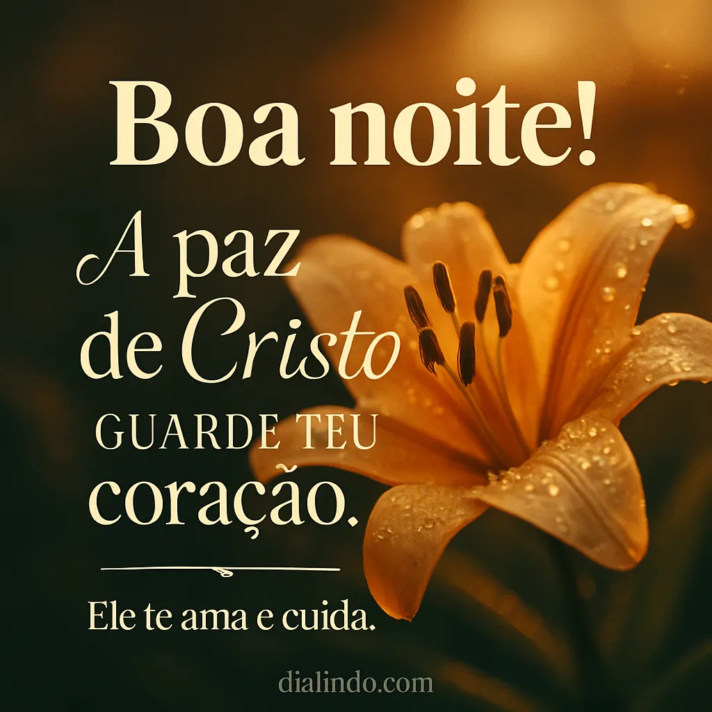 Cuidado Amoroso Noturno em Cristo