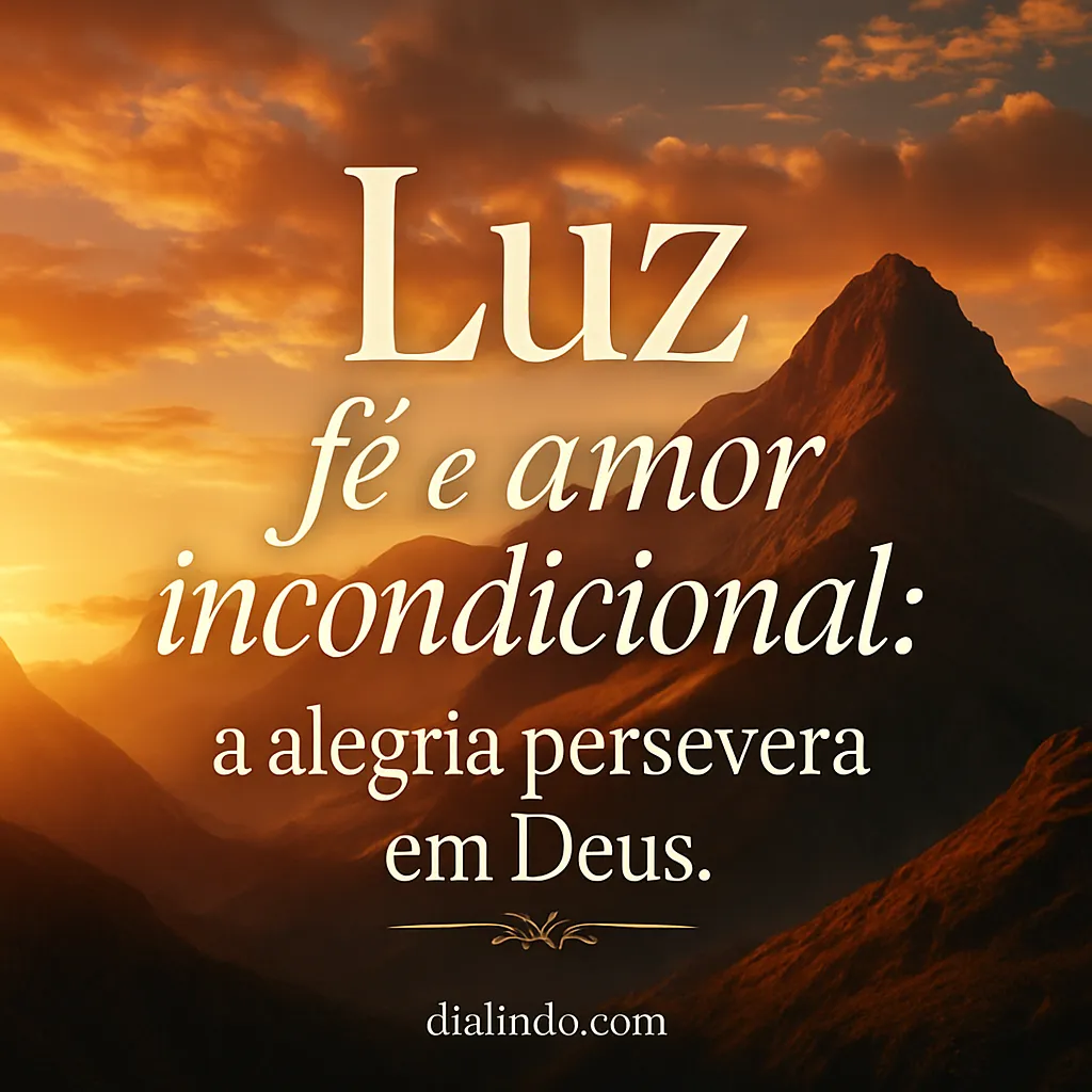 Alegria Divina: Luz Perseverante