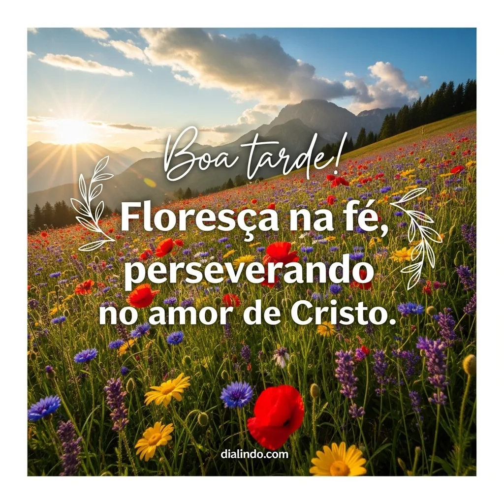 Florescer no Amor Perseverante.