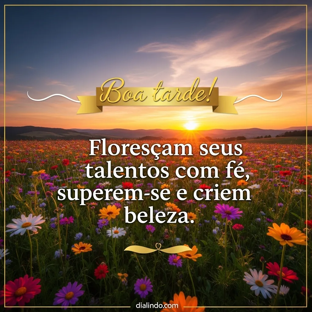 Florescer, Superar, Criar: Fé