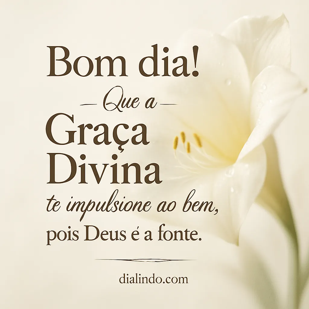 Graça Divina: Impulso da Fonte