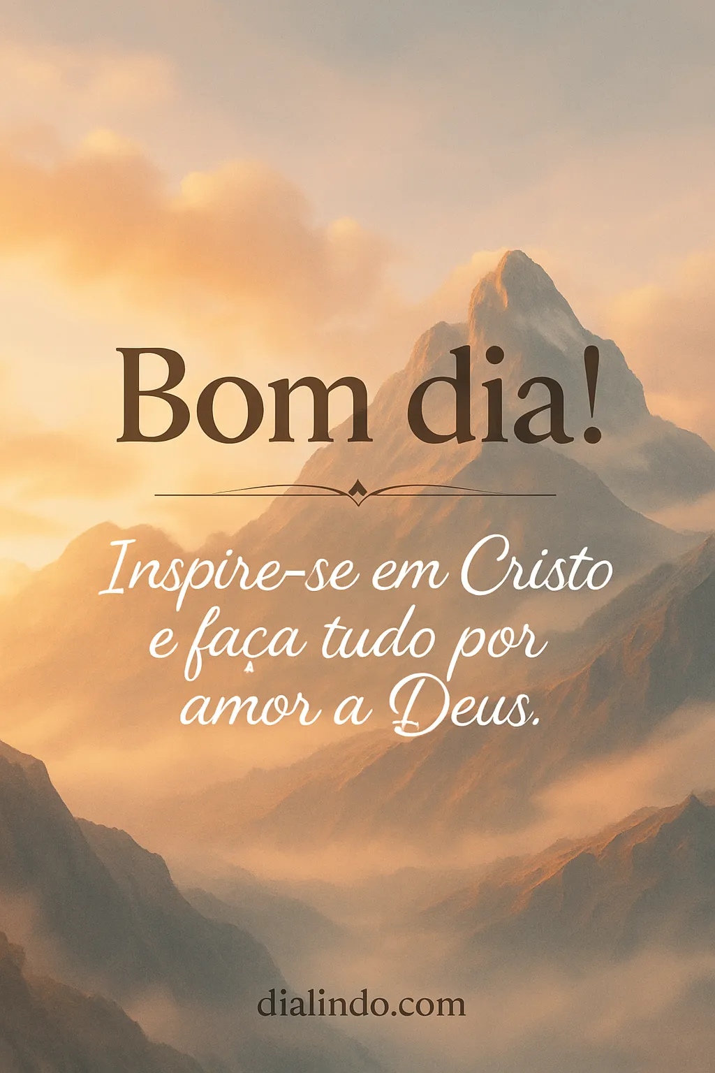 Amar Deus, Agir em Cristo