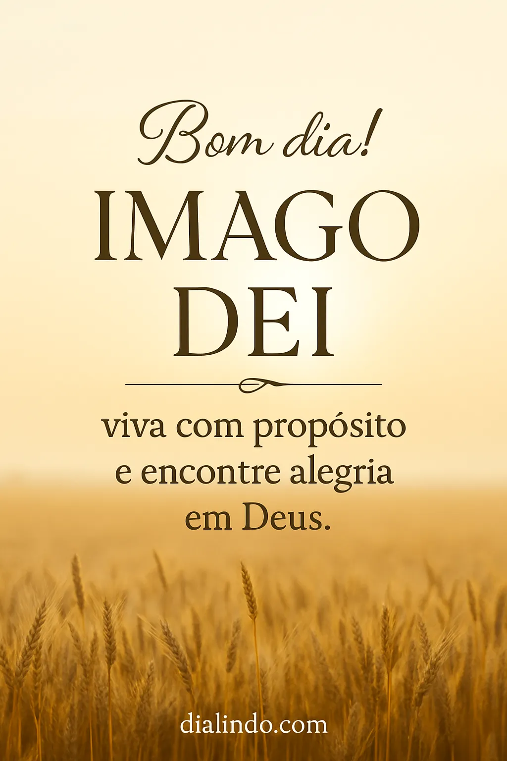 Divindade Radiante: Propósito e Alegria