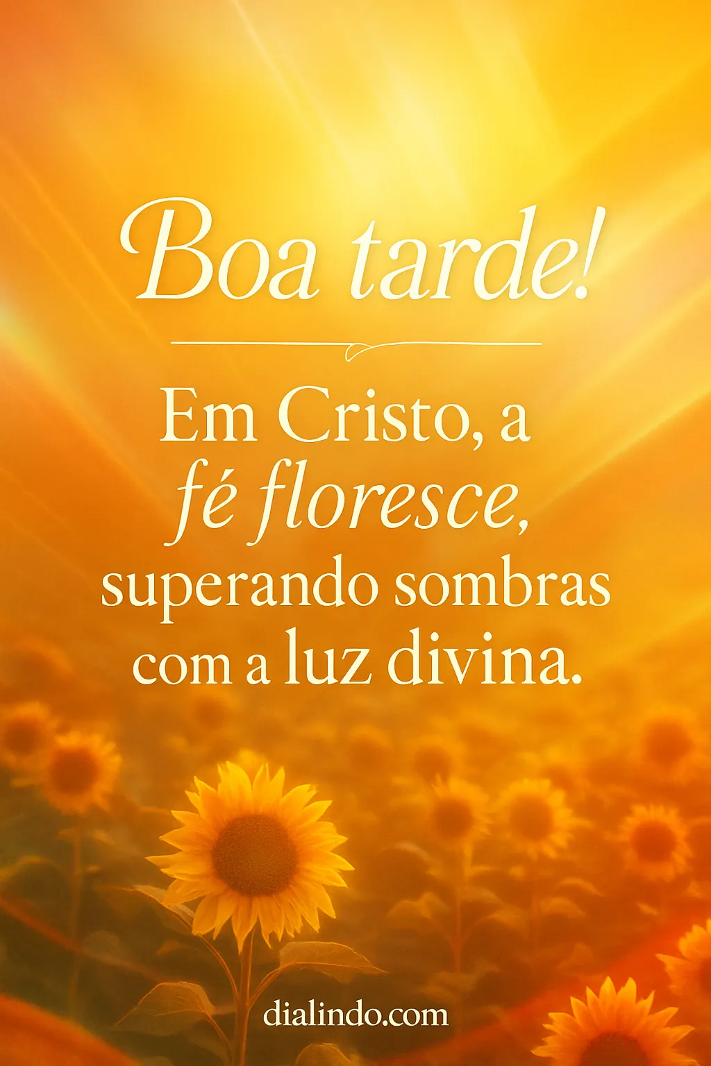 Luz Divina em Florescimento