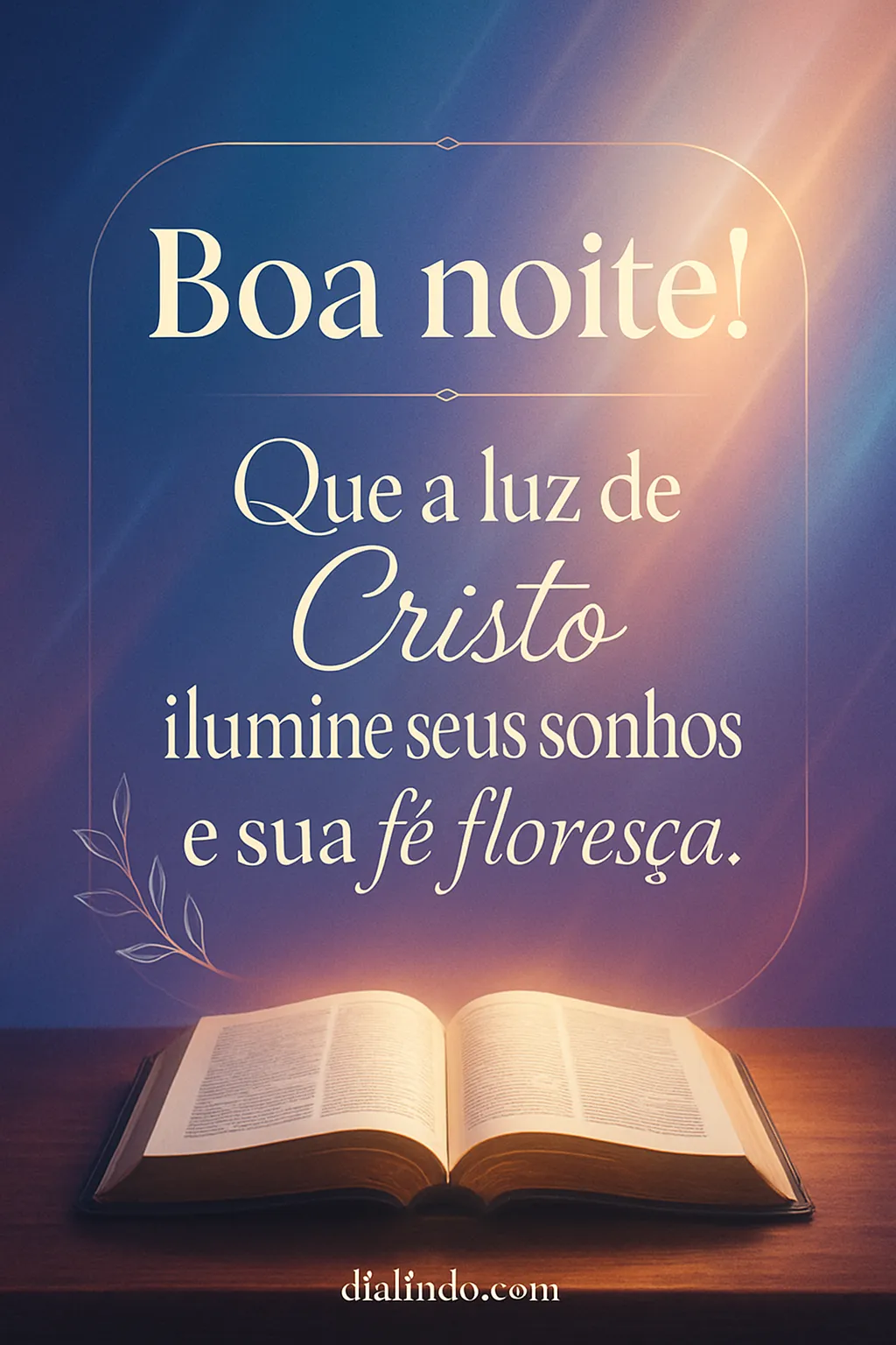 Sonhos Iluminados, Fé Florescente