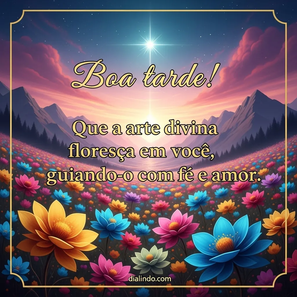 Arte Divina em Flor.