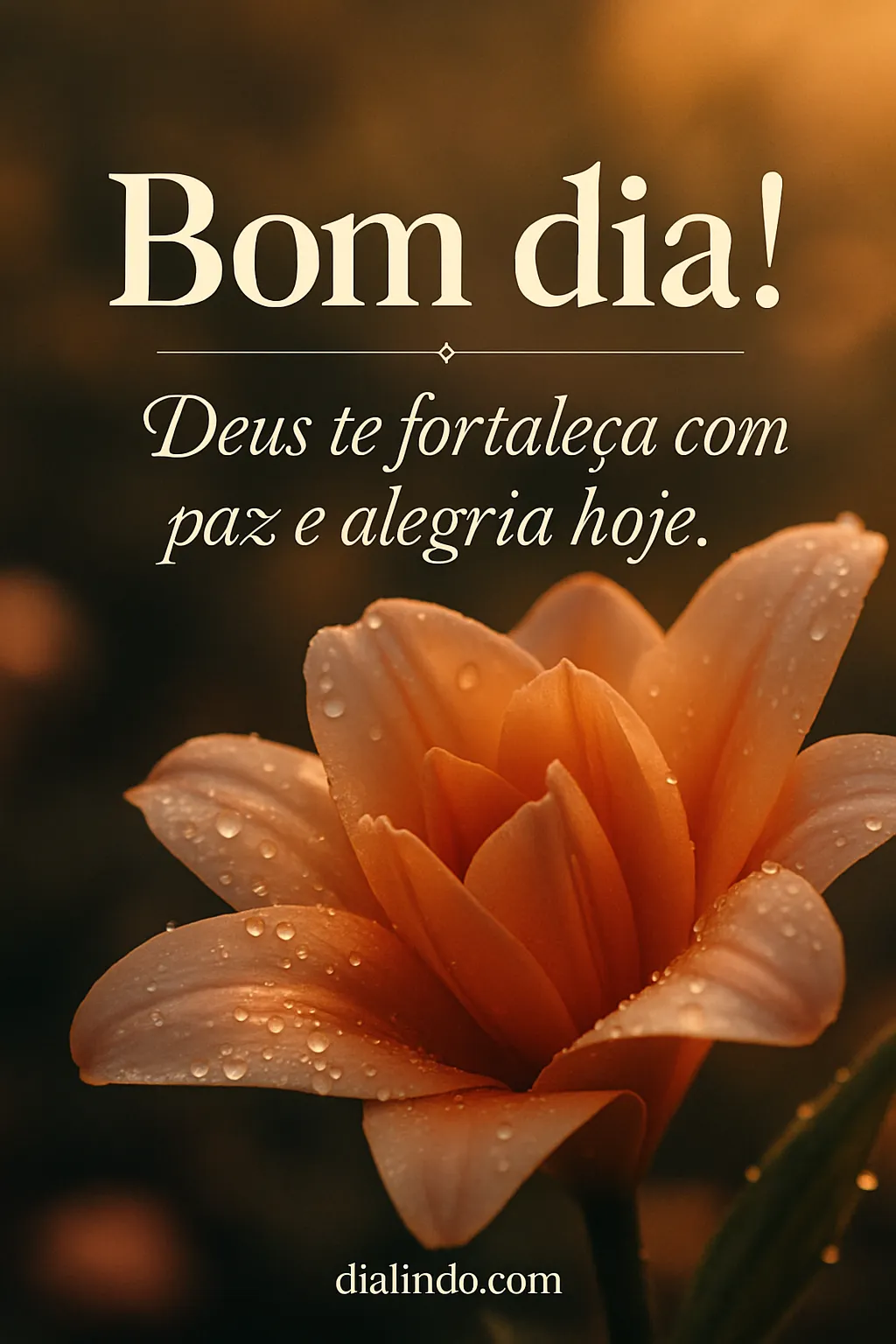 Paz, Alegria Fortalecida Hoje