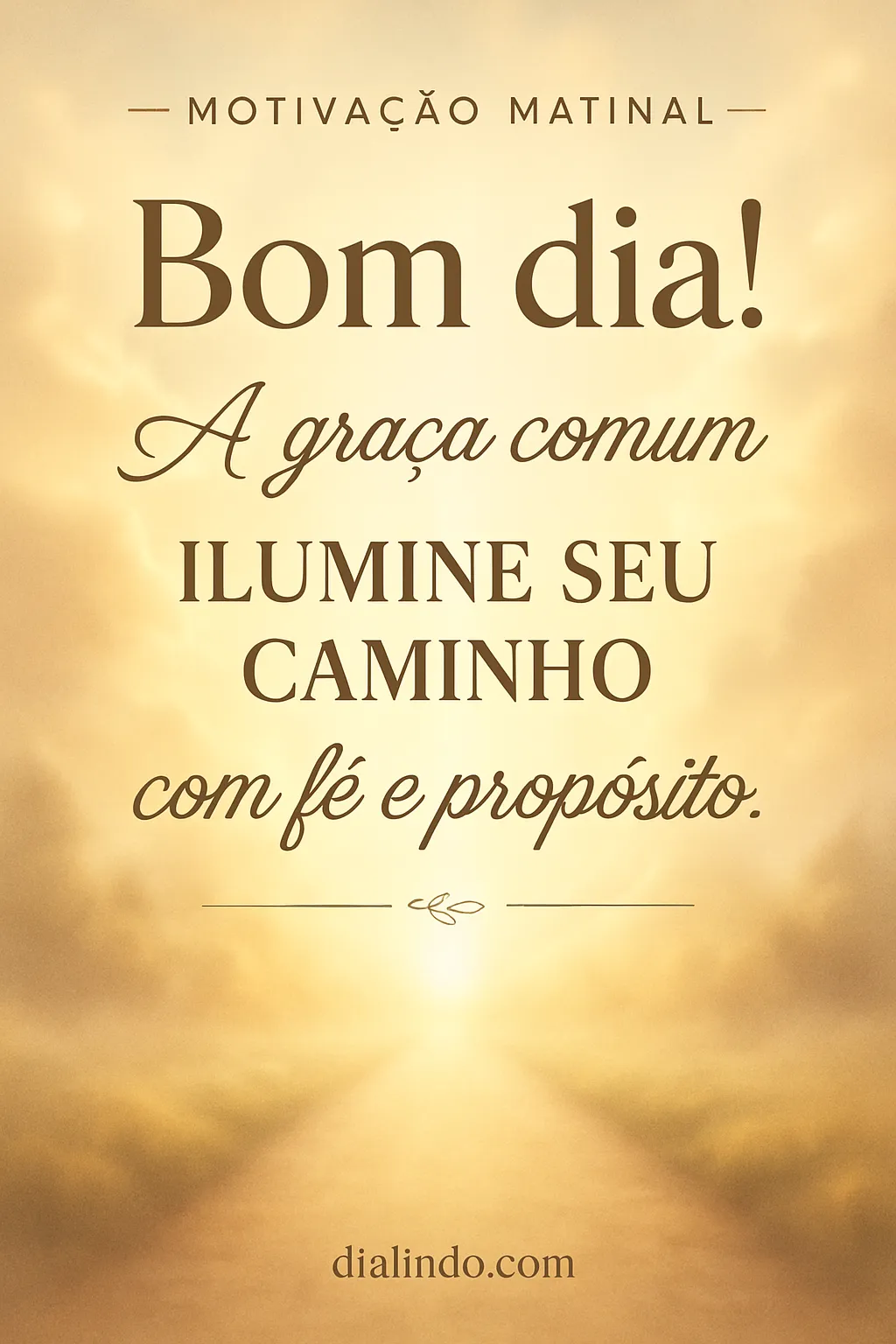 Rumo Iluminado com Graça e Fé