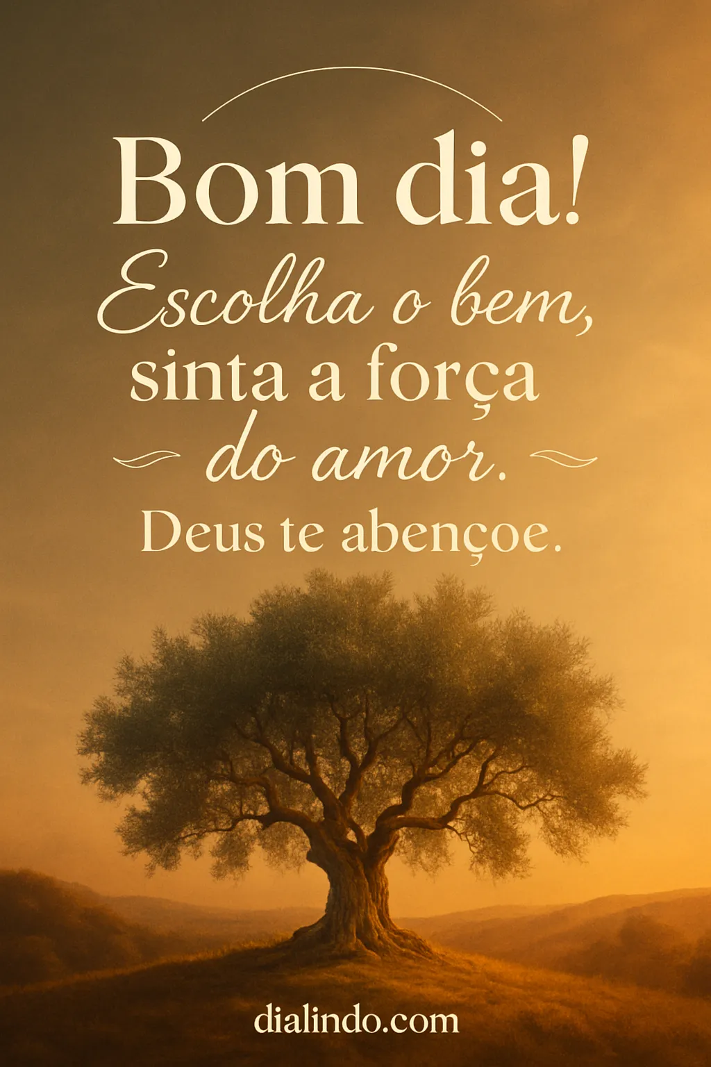 Amar, Escolher, Abençoar: O Bem