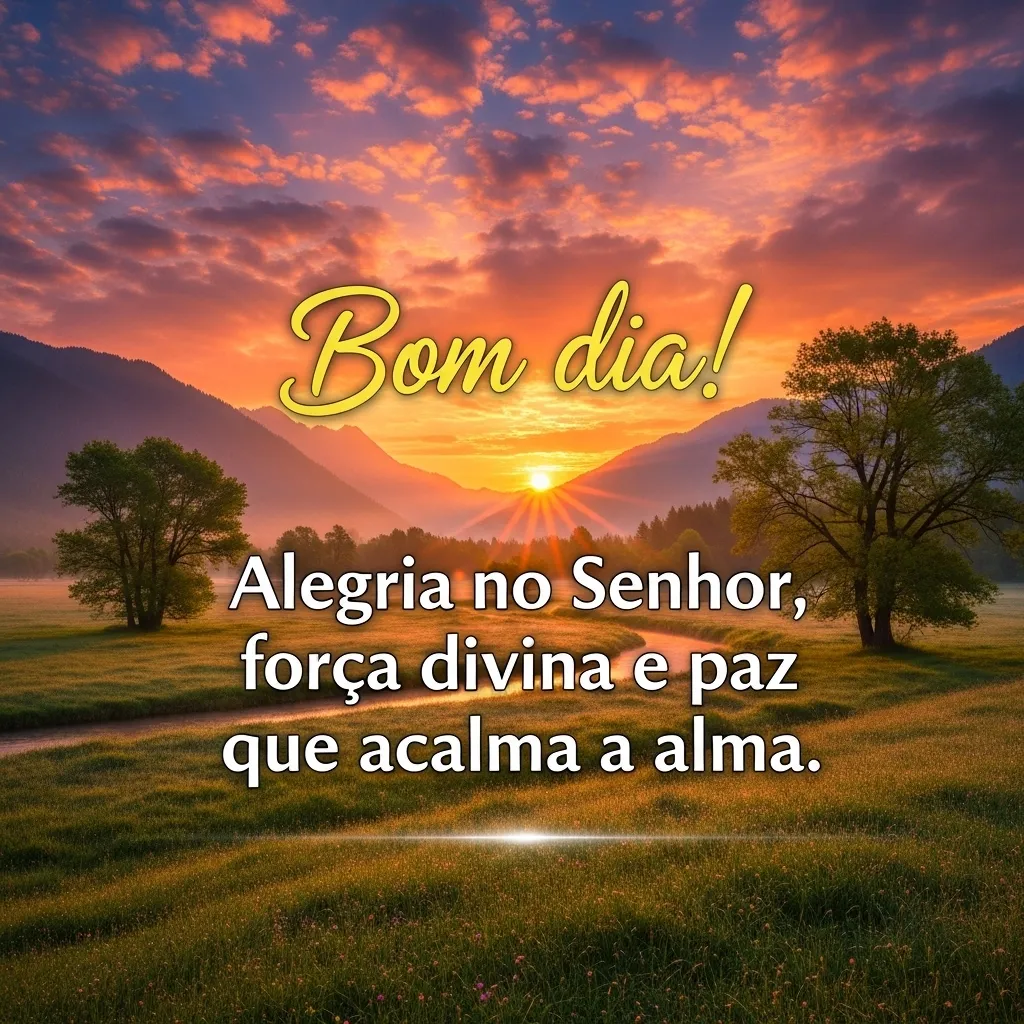 Alvorada de Fé e Calma.