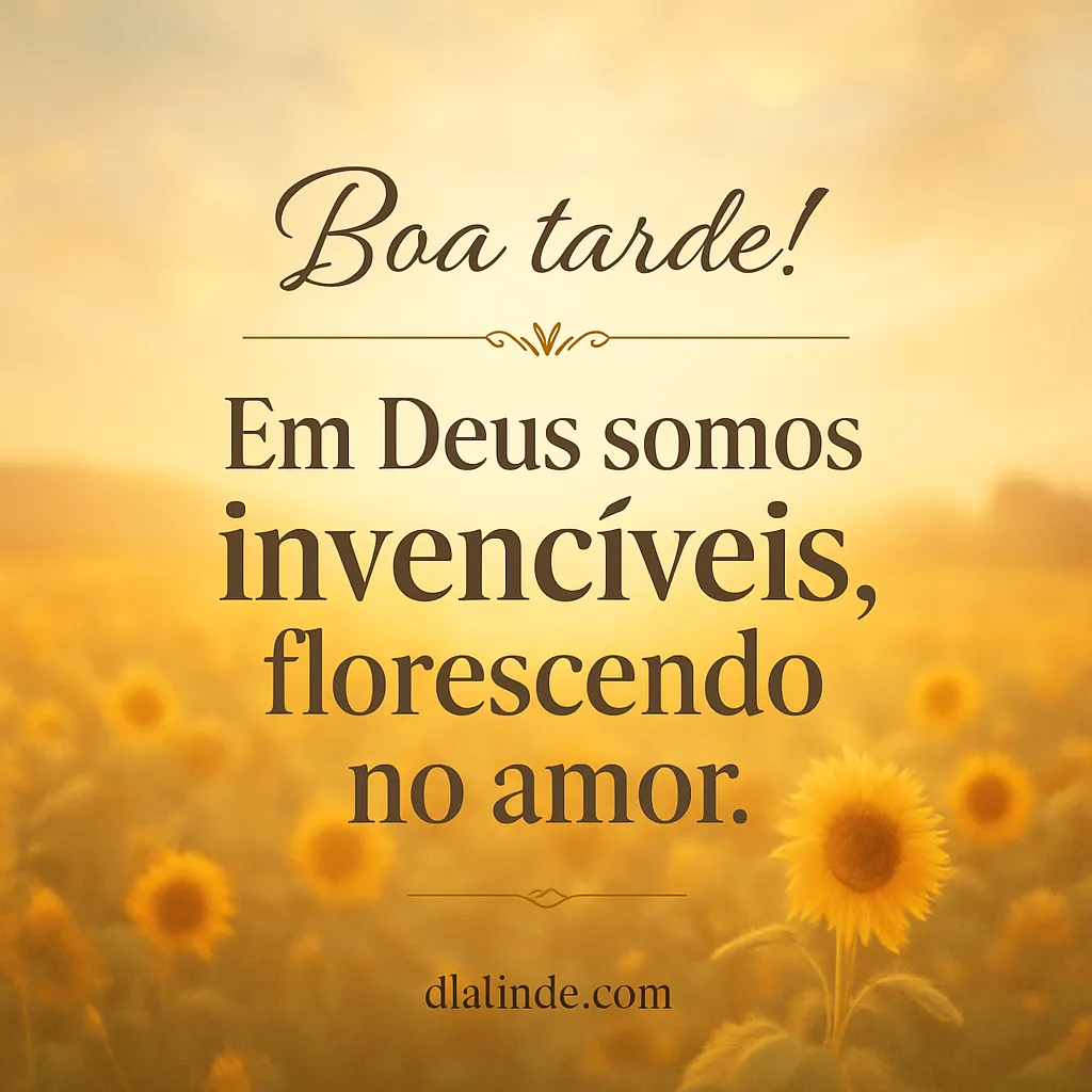 Invencíveis Flores no Amor Divino