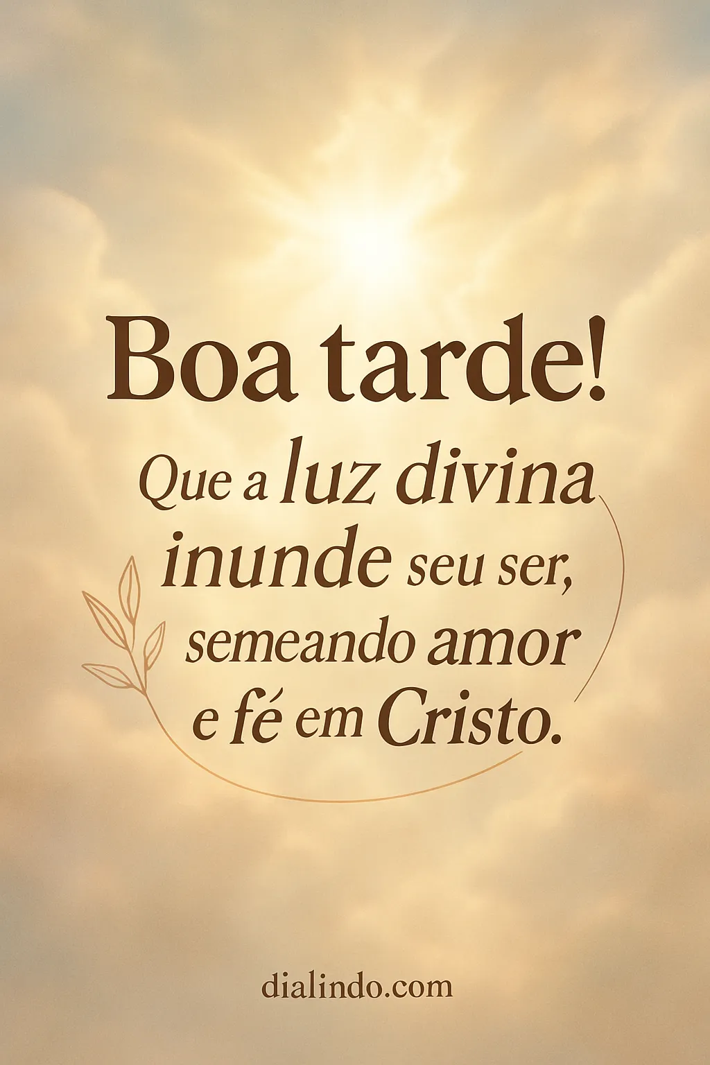 Luz Divina: Amor e Fé