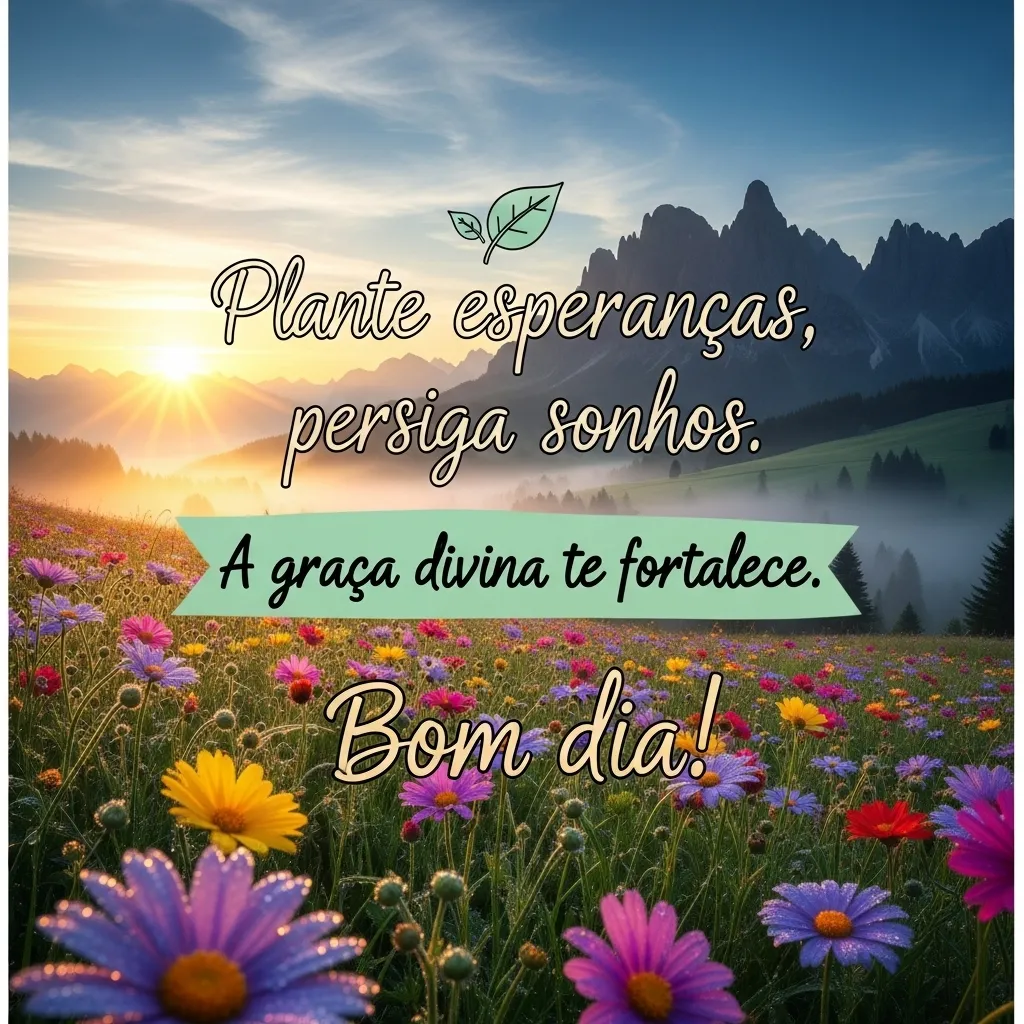 Semeie e Ore, Floresça.