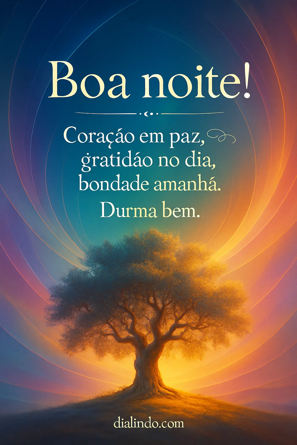 Paz, Gratidão, Bondade: Amanhã