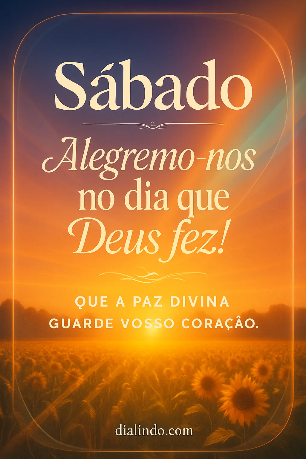 Coração Acolhido na Alegria Divina