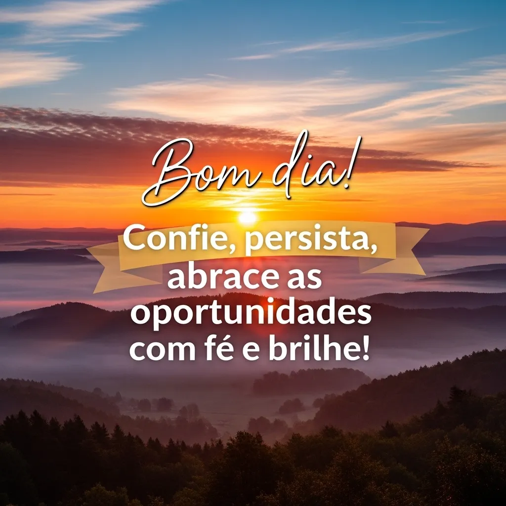 Amanhecer Radiante: Fé em Ação