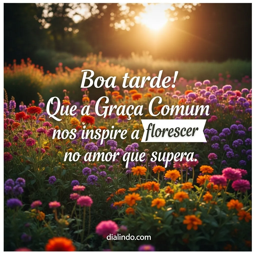 Graça Comum, Amor Maior.