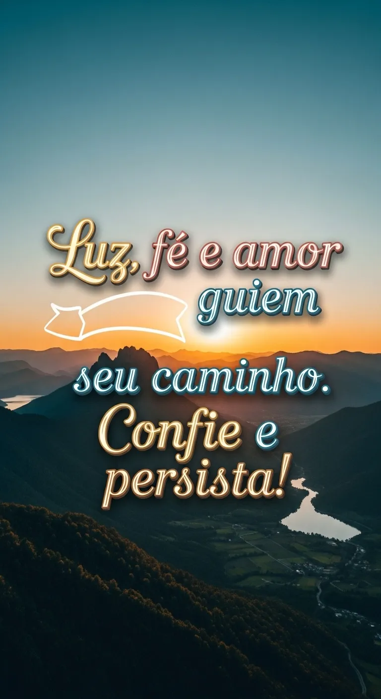 Rumo Iluminado: Fé Resiliente