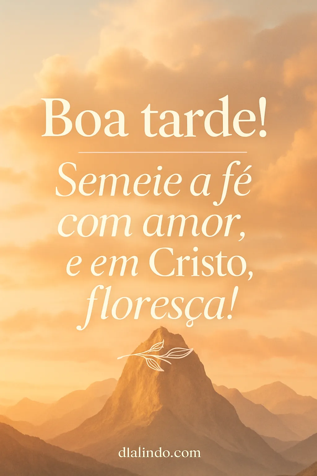 Amor-fé: Florescer em Cristo.