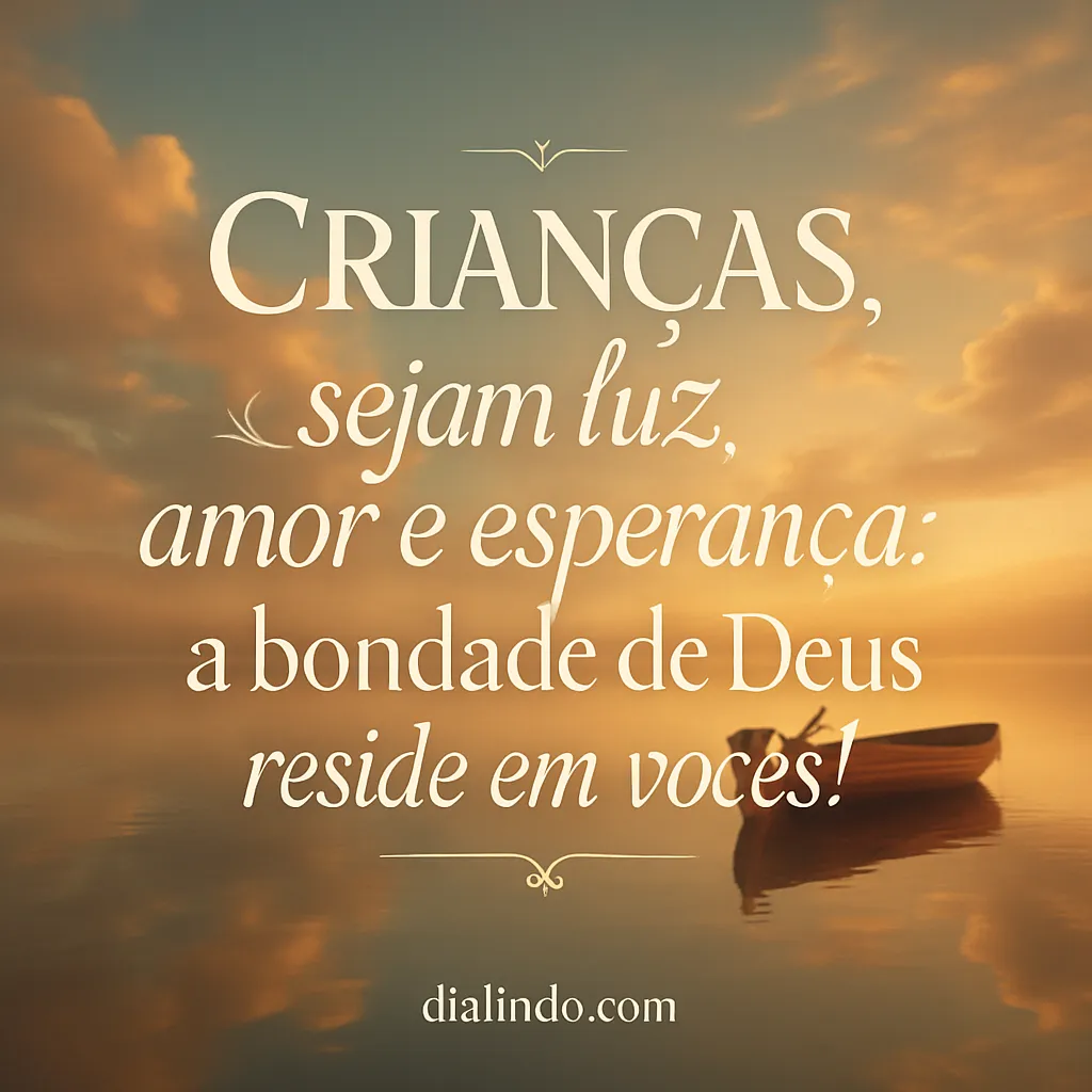 Luz, Amor, Esperança Infantil Divina