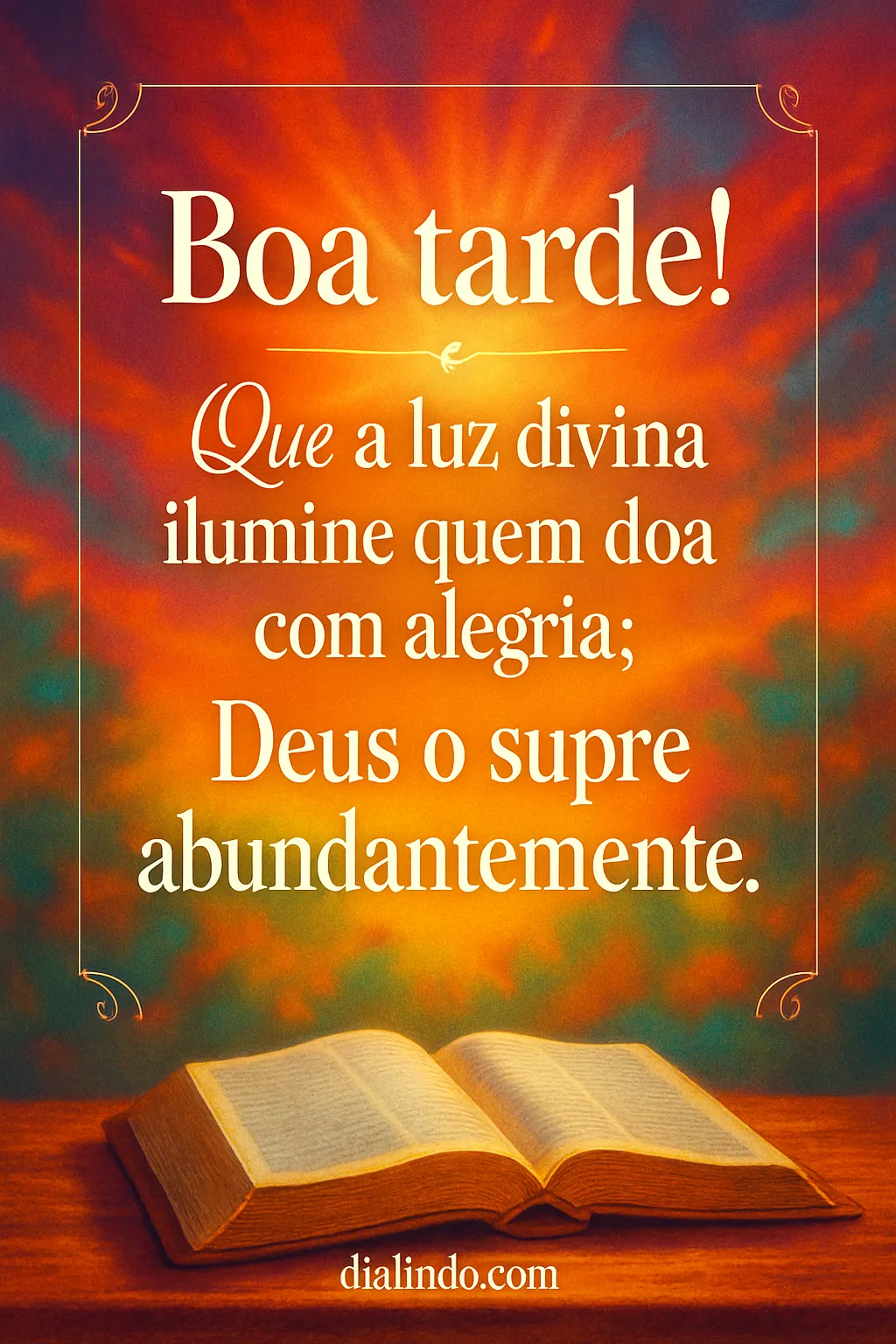 Luz na Doação Abundante.