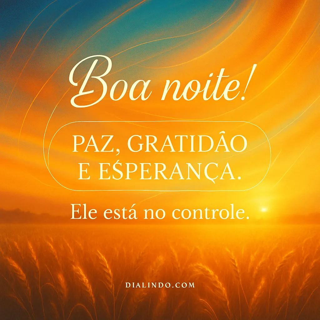 Controle na Paz Esperançosa - Imagem inspiradora