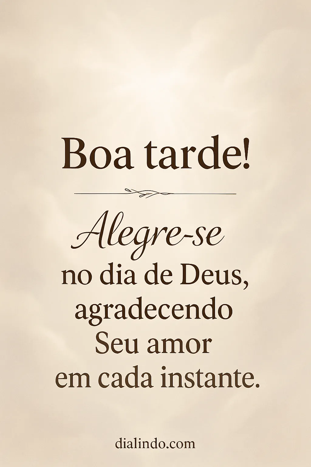 Amor Divino: Alegria Constante