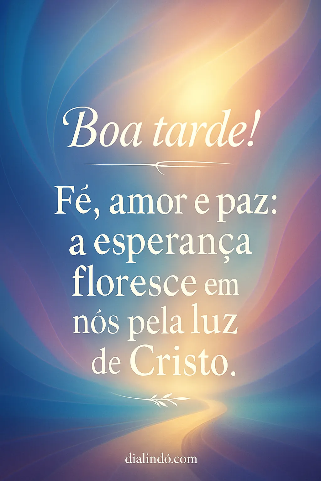 Cristo: Luz na Esperança.