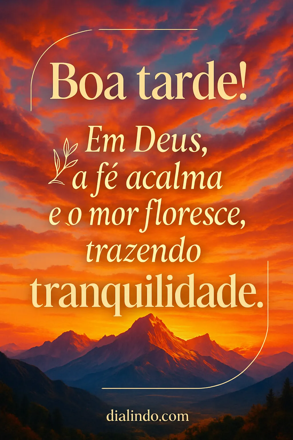 Fé, Amor e Calma Divina