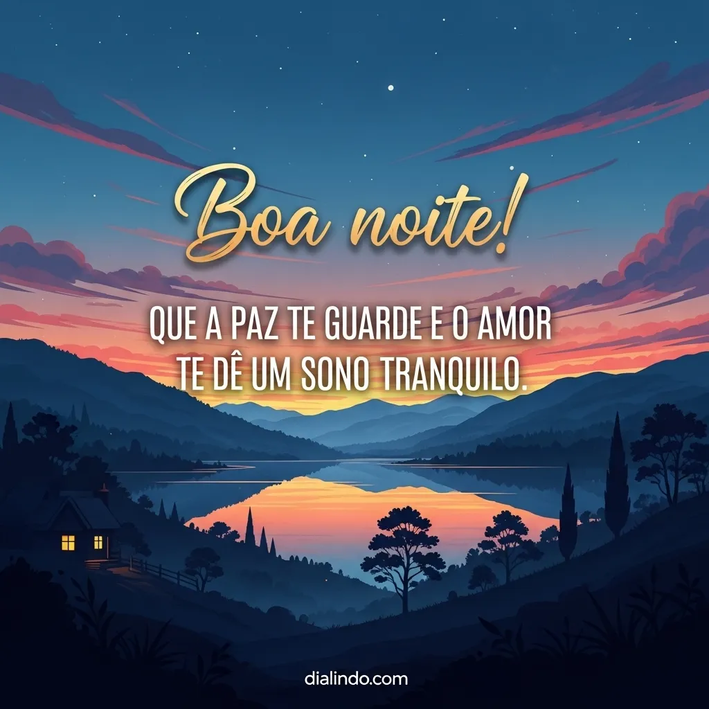 Paz guardiã, amor embalador.