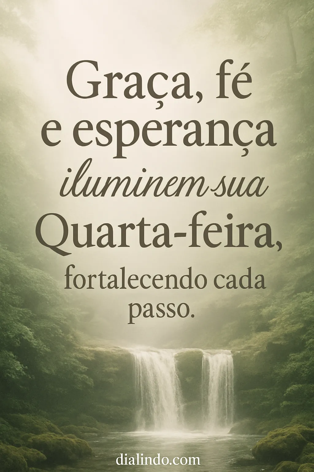 Quarta-feira: Tríade Luminosa no Caminho.