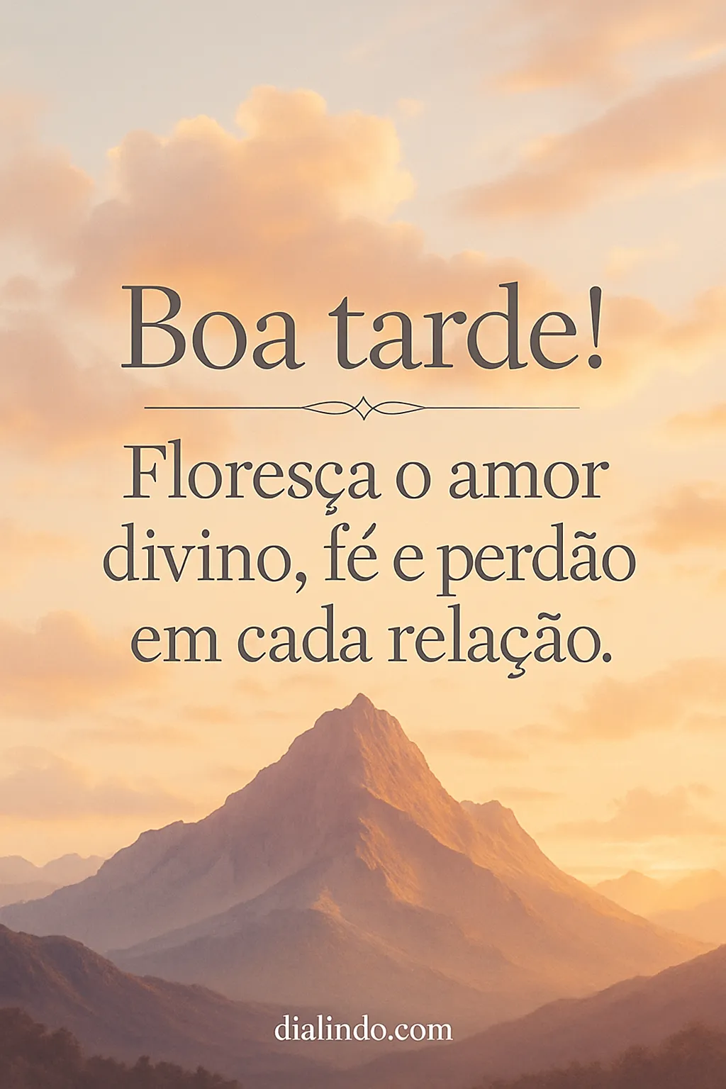 Florescer o amor relacional divino.