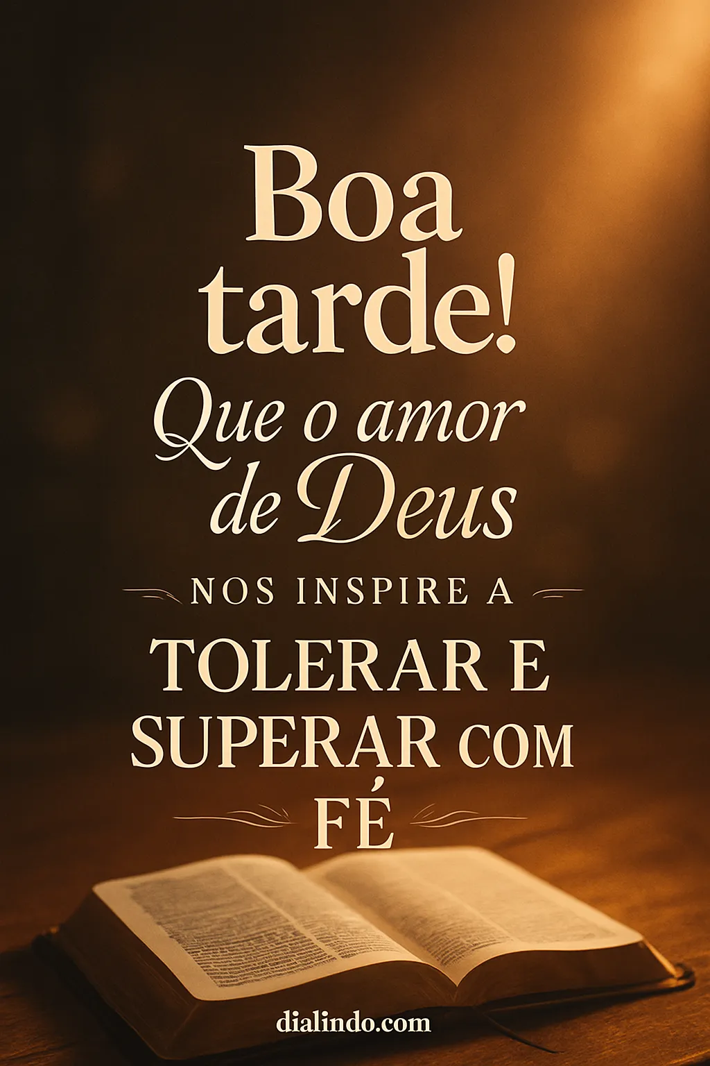 Amor Divino: Tolerância e Fé