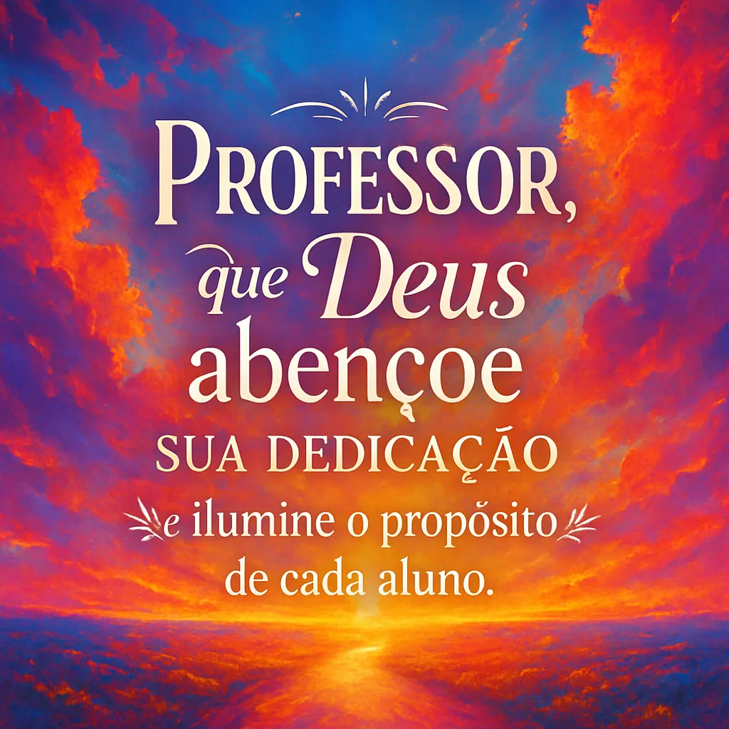 Alunos Iluminados, Dedicação Abençoada