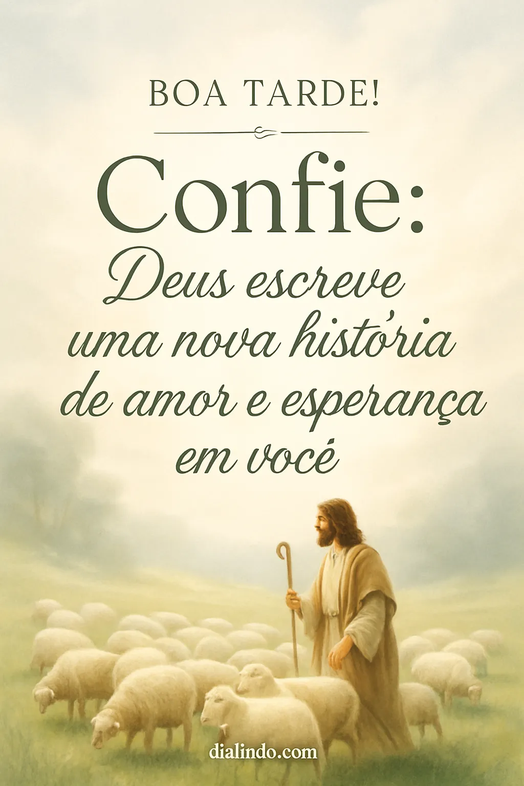 Novo Amor, Esperança Divina.