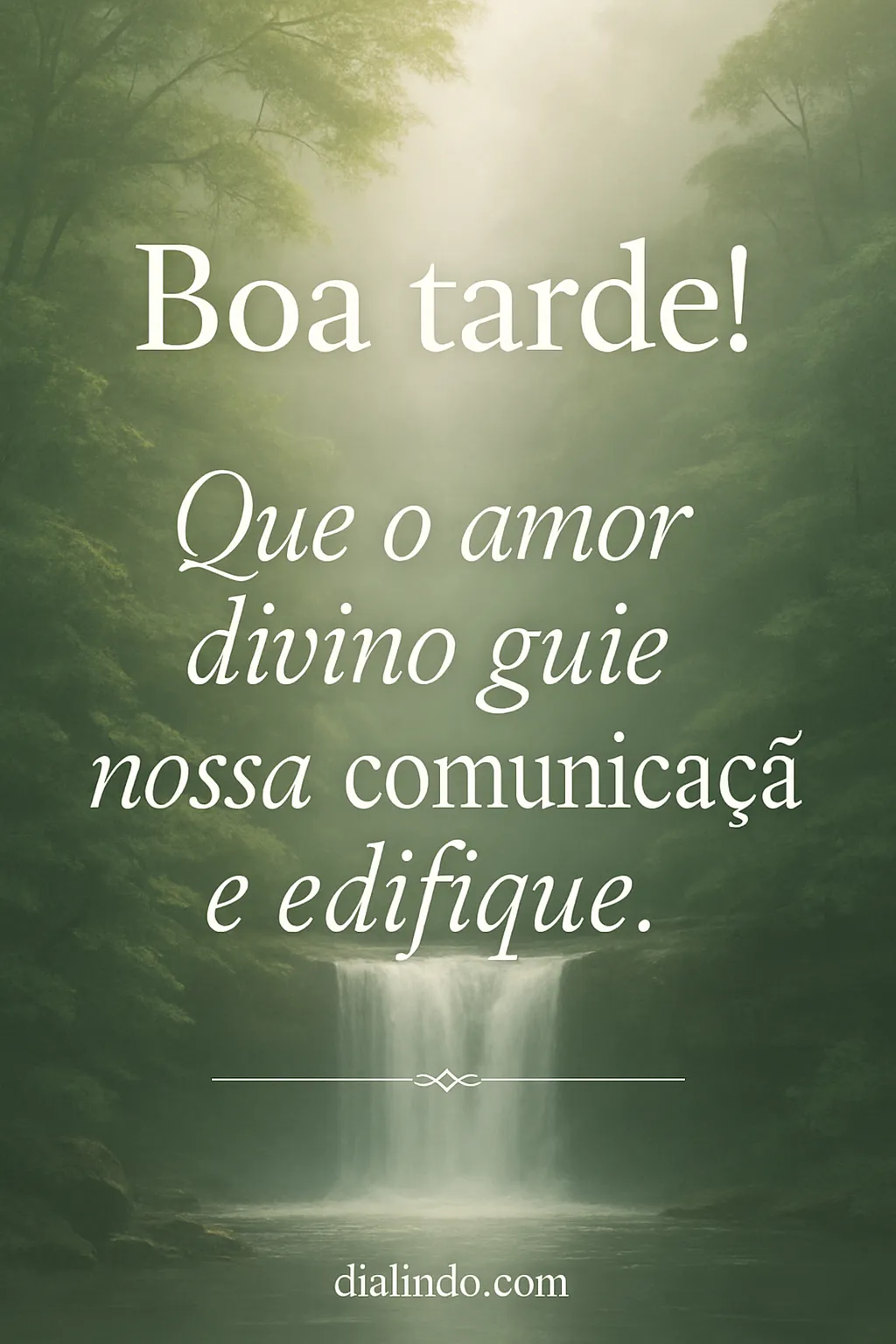 Amor Divino: Elo Edificante