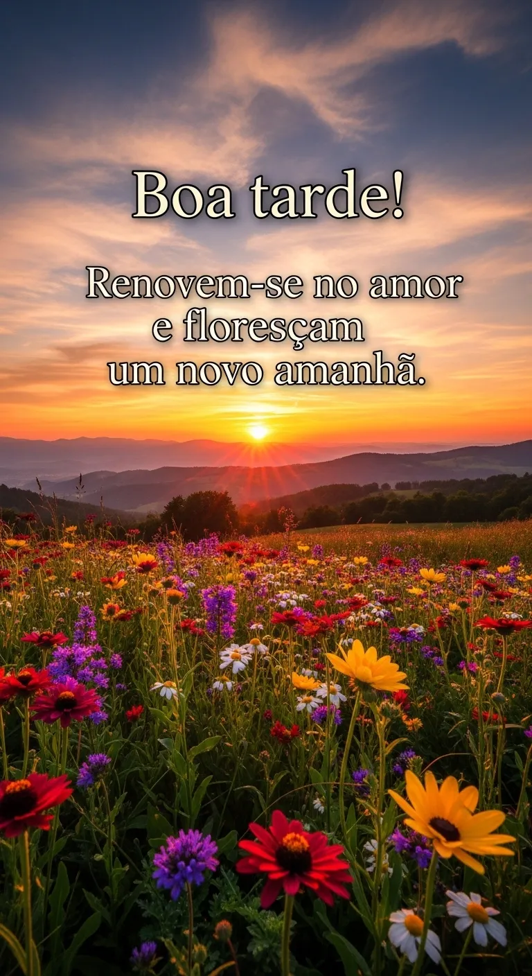 Amor renovado, futuro florido.