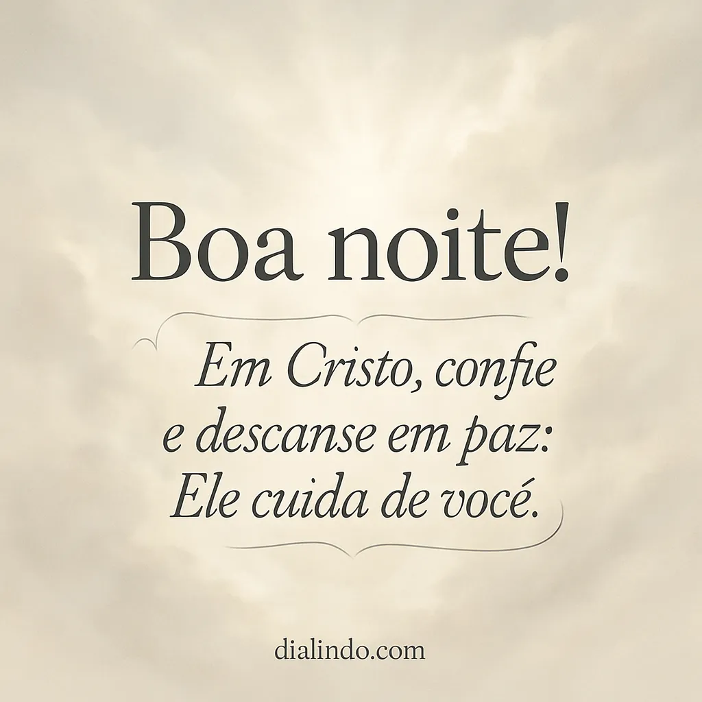 Descanso em Cristo: Seu Zelador