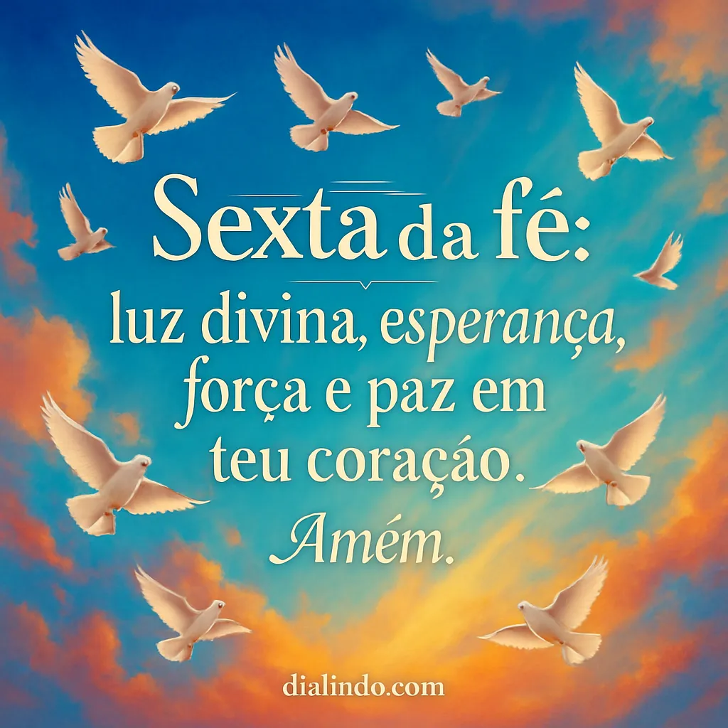 Sexta: Coração Iluminado de Esperança