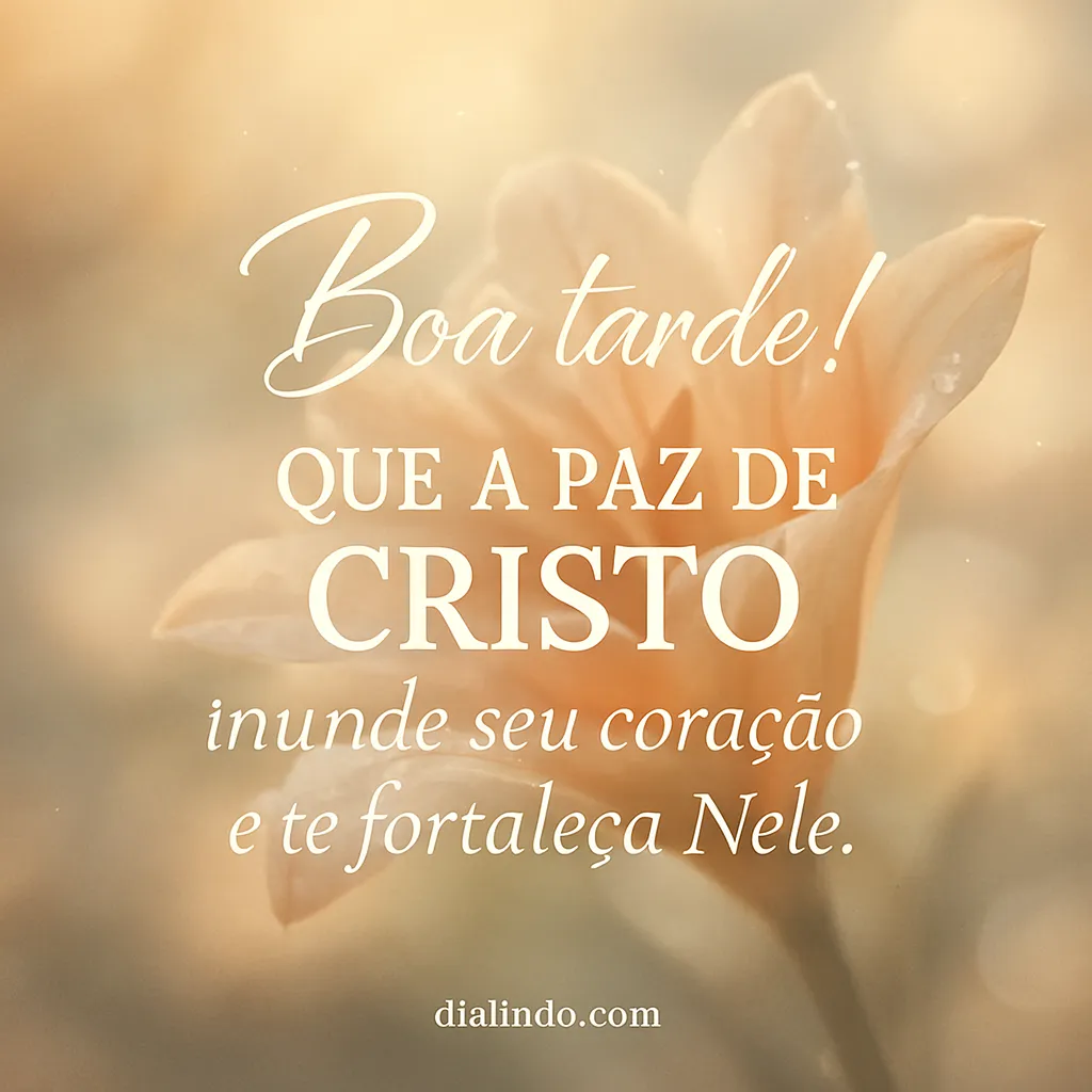 Paz Inundante, Força em Cristo