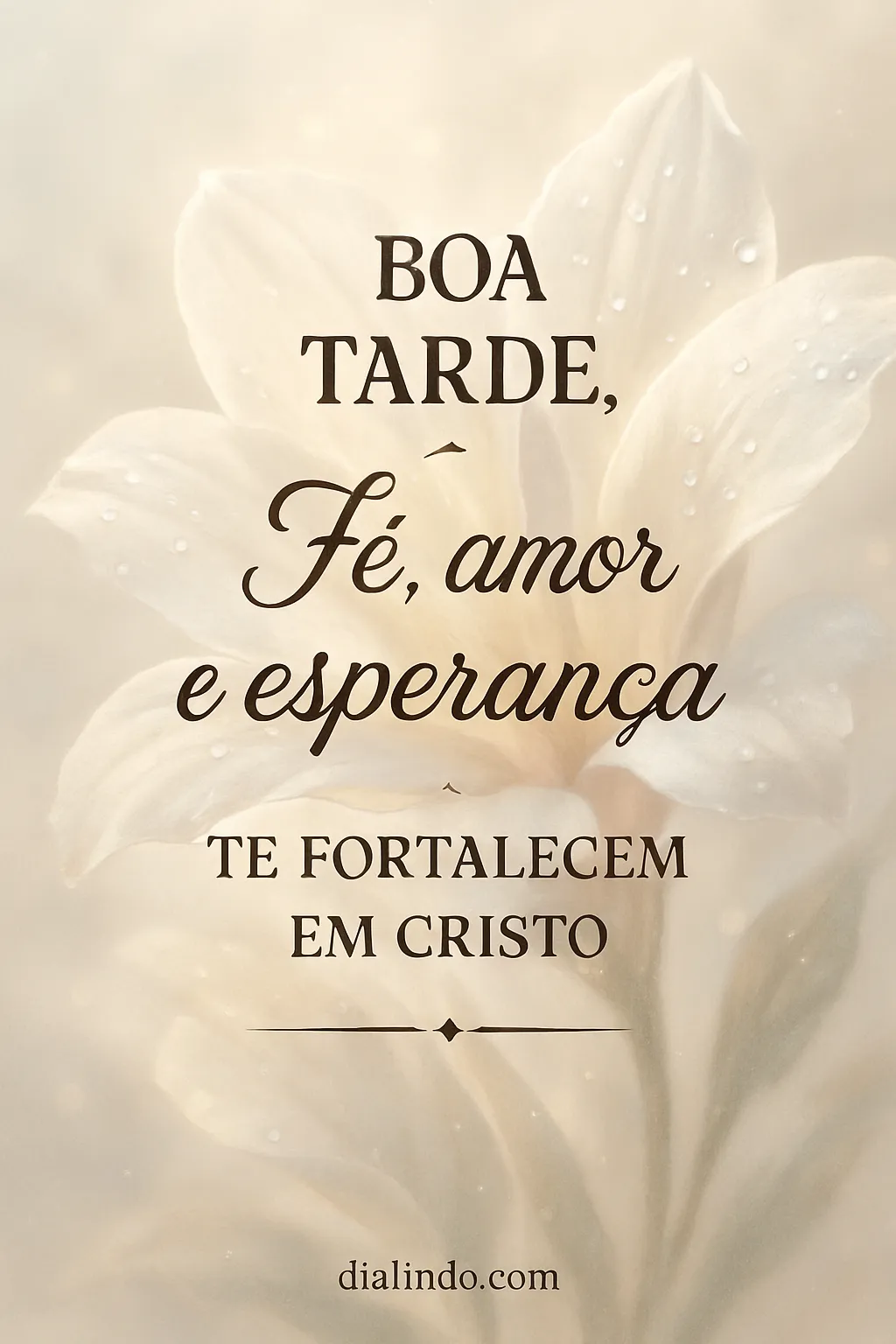 Tríade Cristã: Fortalecimento Diário